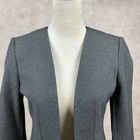 Express Women's Gray Open Front Blazer Jacket Size S