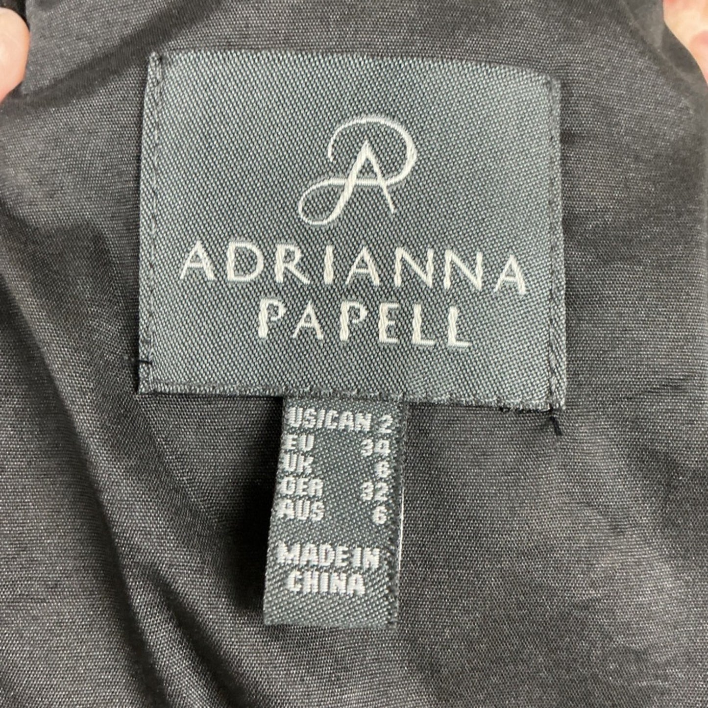 Adrianna Papell Black White Sheath Dress Sleeveless Sheath Midi Knee Length